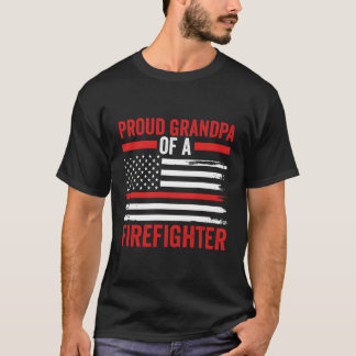 Camiseta Dia de os pais Patriótico Papa Orgulhoso Avô De Um