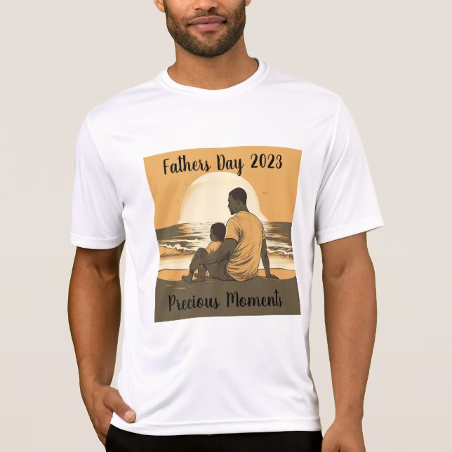 Camiseta Dia de os pais Personalizado 2023 T-Shirt (Frente)