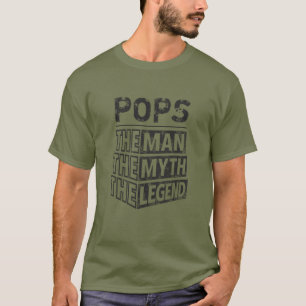 Camiseta Dia de os pais Personalizado O Homem A Lenda
