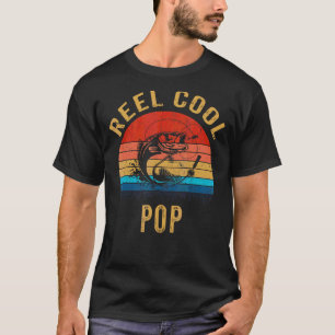 Camiseta Dia de os pais Pop Legal do Vintage Reel