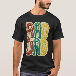 Camiseta Dia de os pais Retroativo do Pai Vintage da Rad