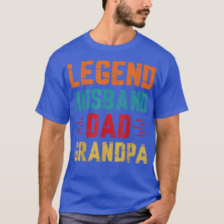 Camiseta Dia de os pais Retroativo - Pai do Pai de marido d