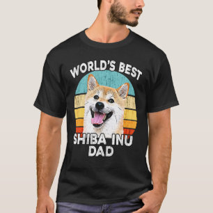 Camiseta Dia de os pais Shiba Inu - Melhor Pai Shiba Inu do