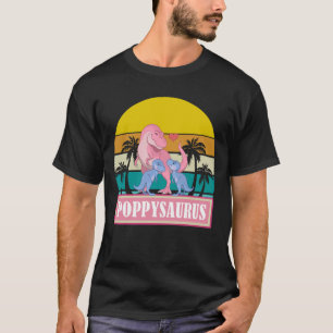 Camiseta DIA DE OS PAIS T-Rex do Dinossauro POPPYSAURUS