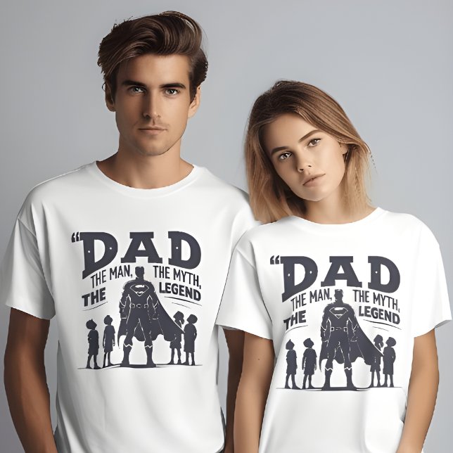Camiseta Dia de os pais T-Shirt - Pai Do Homem O Mito (Criador carregado)