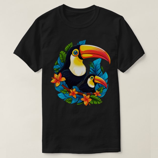 Camiseta Dia de os pais Toucan (Frente do Design)