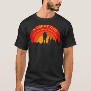 Camiseta Dia de os pais um pai faz as aventuras do excelent