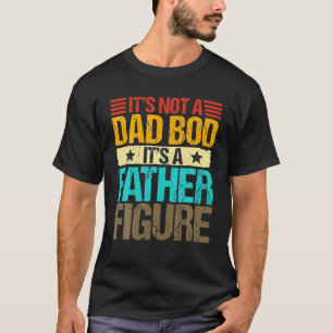 Camiseta Dia de os pais Vintage Não é um Pai É uma gordura