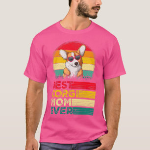 Camiseta Dia de os pais Womens Vintage Best Corgi Ever Pai1