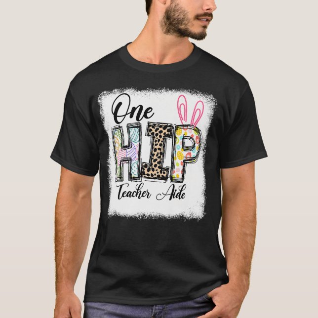 Camiseta Dia de Páscoa de Professores Adequados de Leopard (Frente)