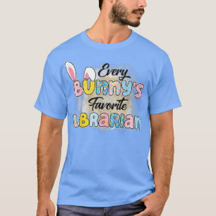 Camiseta Dia de Páscoa Engraçado da Bibliotecária Favorita