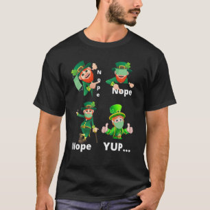 Camiseta Dia de Patrick da Rua da Distância Social, Feliz