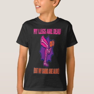 Camiseta Dia de perna feminina Pernas engraçadas são agenci
