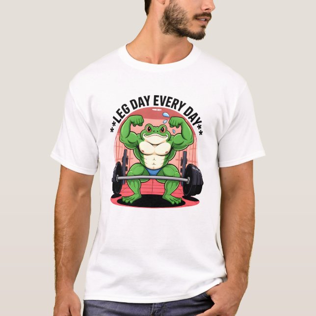 Camiseta Dia de Perna Todo Dia (Frente)