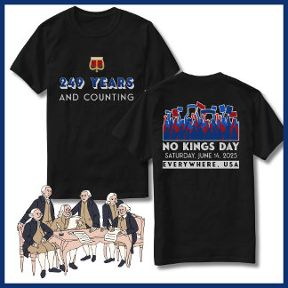 Camiseta Dia de Protesto Sem Rei na América 2025