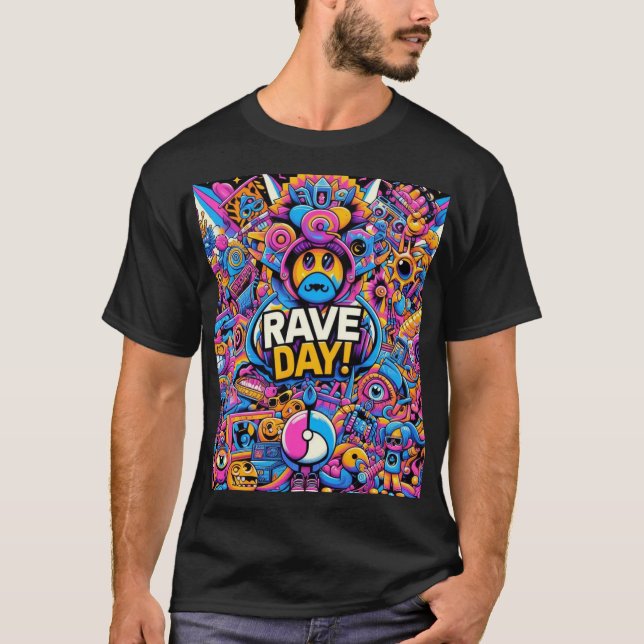 Camiseta Dia de Rave! - Maravilha (Frente)
