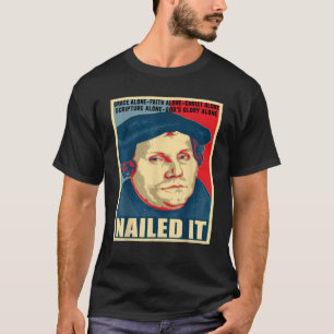 Camiseta Dia de Reformação Protestante Martin Luther