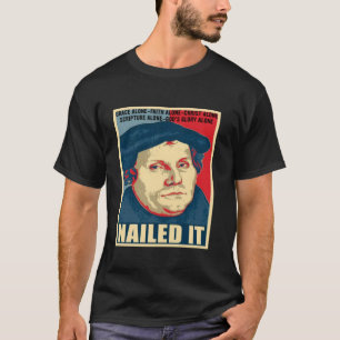 Camiseta Dia de Reformação Protestante Martin Luther