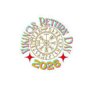 Camiseta Dia de Retorno dos Vikings 2026 Gráfico de Runas N