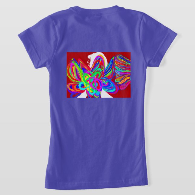 Camiseta Dia de Saída da Fada do Laço (Postura das costas)