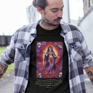 Camiseta Dia de Santa Morte Dia dos Mortos Halloween Devoci