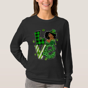 Camiseta DIA DE SÃO PATRÍCIO Africano Americano Melanin Bla
