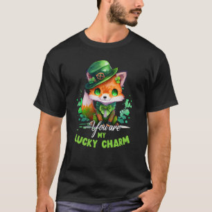 Camiseta Dia de São Patrício Amuleto de Sorte Fofo Animais