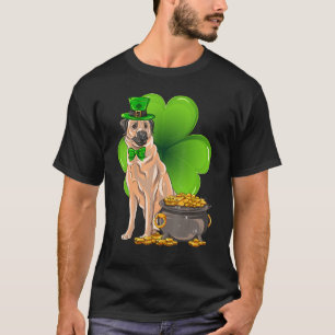 Camiseta Dia de São Patrício Anatólia Shepherd Shamrock Pet