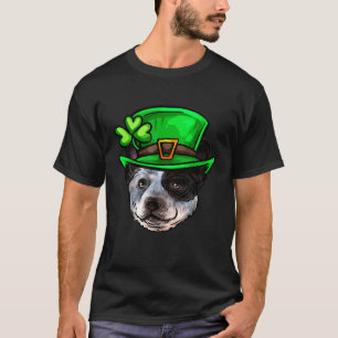 Camiseta Dia de São Patrício Australian Cattle Dog Irlandês