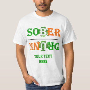 Camiseta Dia de São Patrício bêbedo engraçado