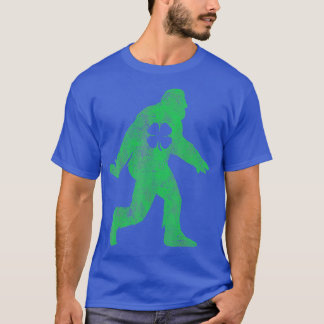 Camiseta Dia de São Patrício Bigfoot Irish SasqautSanto Pad