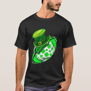 Camiseta Dia de São Patrício Boys Rugby Cute Leprechaun S
