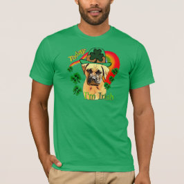 Camiseta Dia de São Patrício Bullmastiff