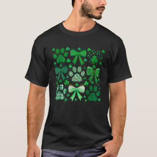 Camiseta Dia de São Patrício Cachorro Cachorro Cachorro Lov