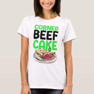 Camiseta Dia de São Patrício Carne de Boi Salgada Repolho A
