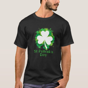 Camiseta Dia de São Patrício Clover Green Ireland Clover
