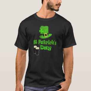 Camiseta Dia de São Patrício com chapéu
