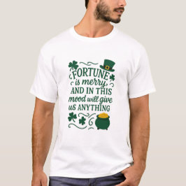 Camiseta Dia de São Patrício da Sorte