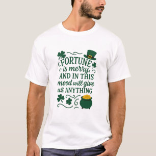 Camiseta Dia de São Patrício da Sorte