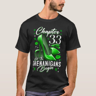 Camiseta Dia de São Patrício De 33 Anos Deixa Os Shenanigan