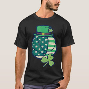 Camiseta Dia de São Patrício de basquete US Flag Santos Pad