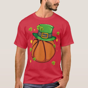 Camiseta Dia de São Patrício de basquetebol amante Clover L