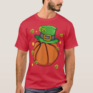 Camiseta Dia de São Patrício de basquetebol amante Clover L