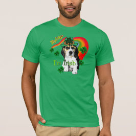 Camiseta Dia de São Patrício de Beagle
