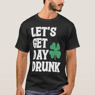 Camiseta Dia de São Patrício de Bebendo de cerveja de Bebad