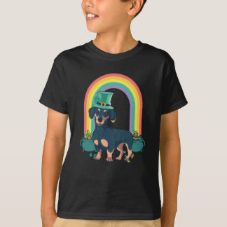 Camiseta Dia de São Patrício De Cachshund