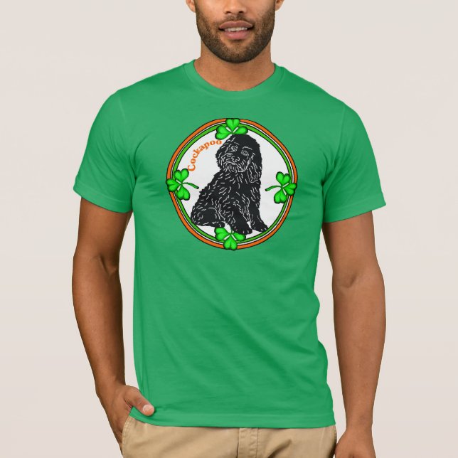 Camiseta Dia de São Patrício de Cockapoo (Frente)