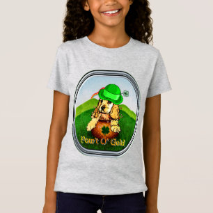 Camiseta Dia de São Patrício de cocker spaniel
