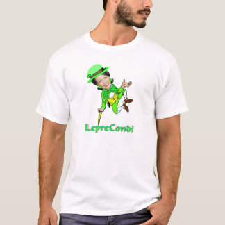 Camiseta Dia de São Patrício de Condoleezza do Leprechaun