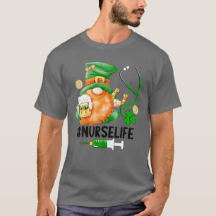 Camiseta Dia de São Patrício de Enfermeiro